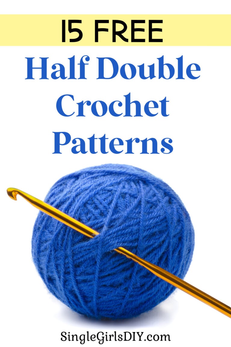 19 Free Half Double Crochet Patterns - Single Girl's DIY