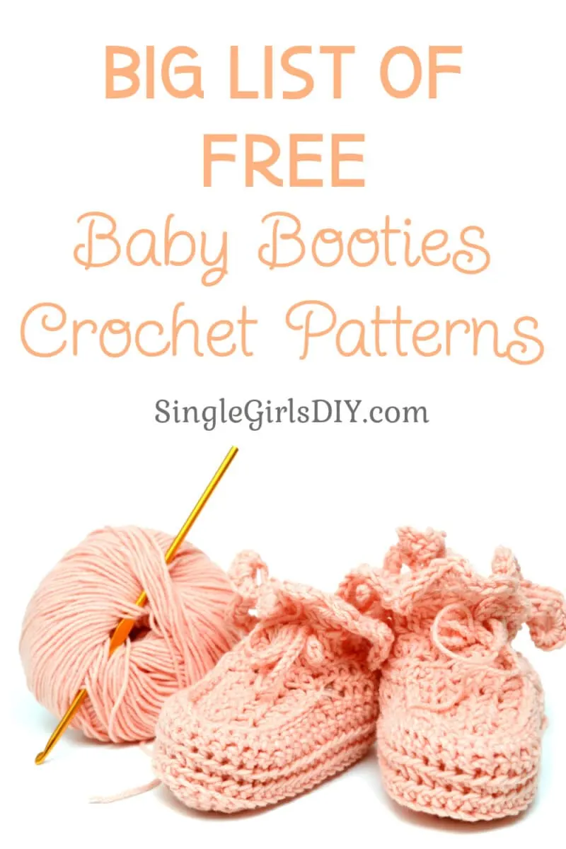 12 Free Crochet Patterns for Baby Booties and Sandals Single