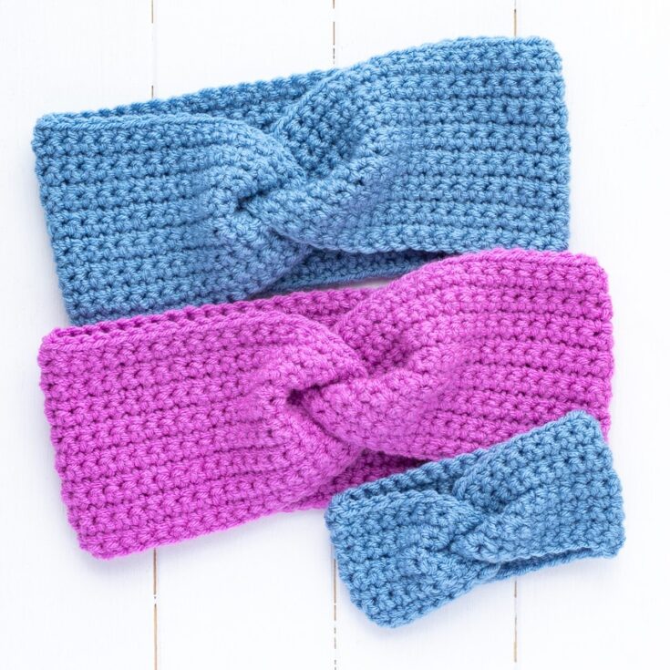 Image for Twisted Ear Warmer - Free Crochet Pattern and Video Tutorial