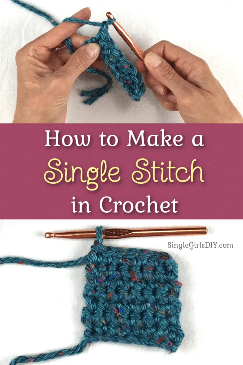 Single Crochet (sc) Stitch Tutorial 