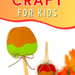 Candy apple craft for children