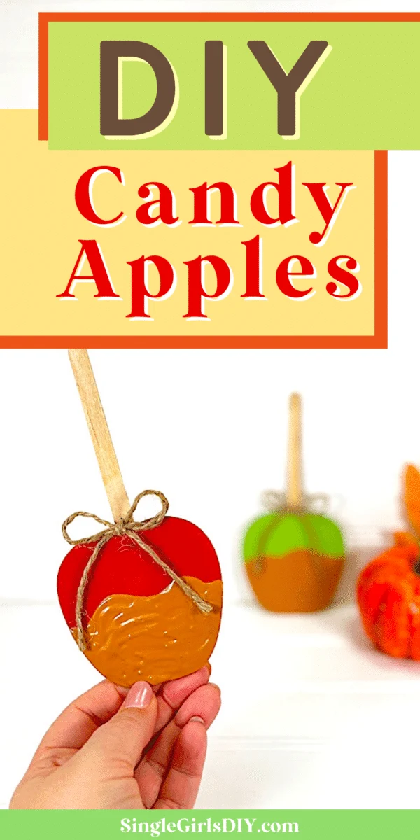 DIY Caramel Apple Craft.