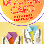 Doctor card with free templates.
