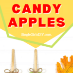 DIY candy apple crafts.