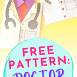 Free doctor card pattern.