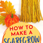 Create a scarecrow gnome using craft techniques.