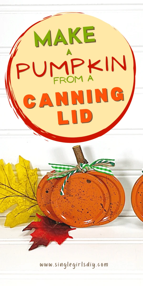 Canning Lid Pumpkin