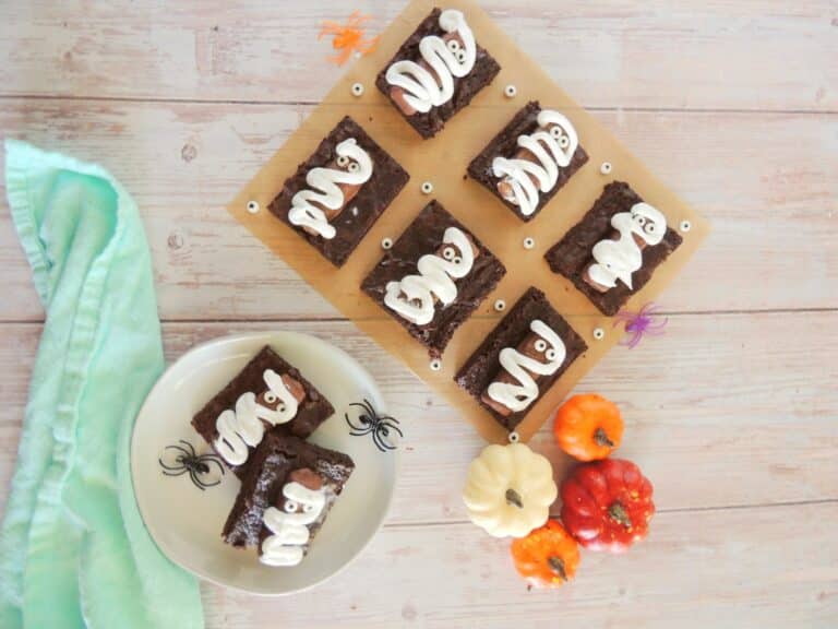 Easy Mummy Brownies Recipe (Using Box Mix!)