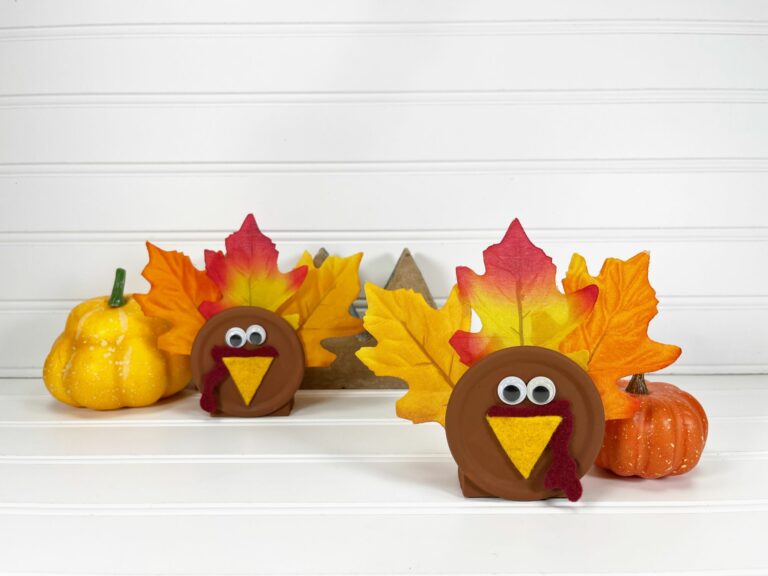 Canning Lid Turkey (Dollar Tree DIY) Single Girl's DIY