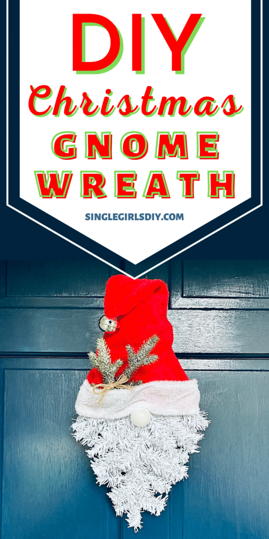 Santa Gnome Wreath (Dollar Tree DIY) - Single Girl's DIY