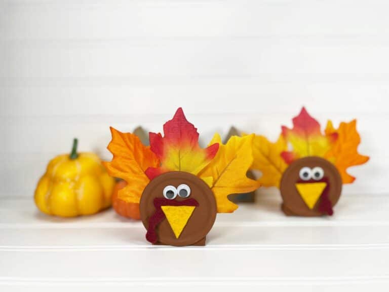 Canning Lid Turkey (Dollar Tree DIY)