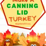 How to make a canning lid turkey.