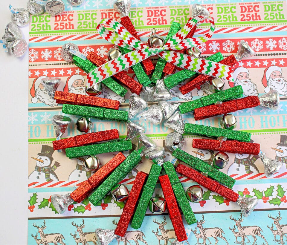 DIY Clothespin Advent Wreath (No Wreath Form Needed!) - Single Girl's DIY