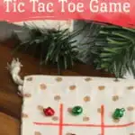 Create your own festive Christmas tic tac toe game with this DIY project.