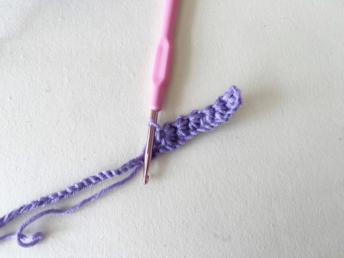 Crochet Bookmark Step 16
