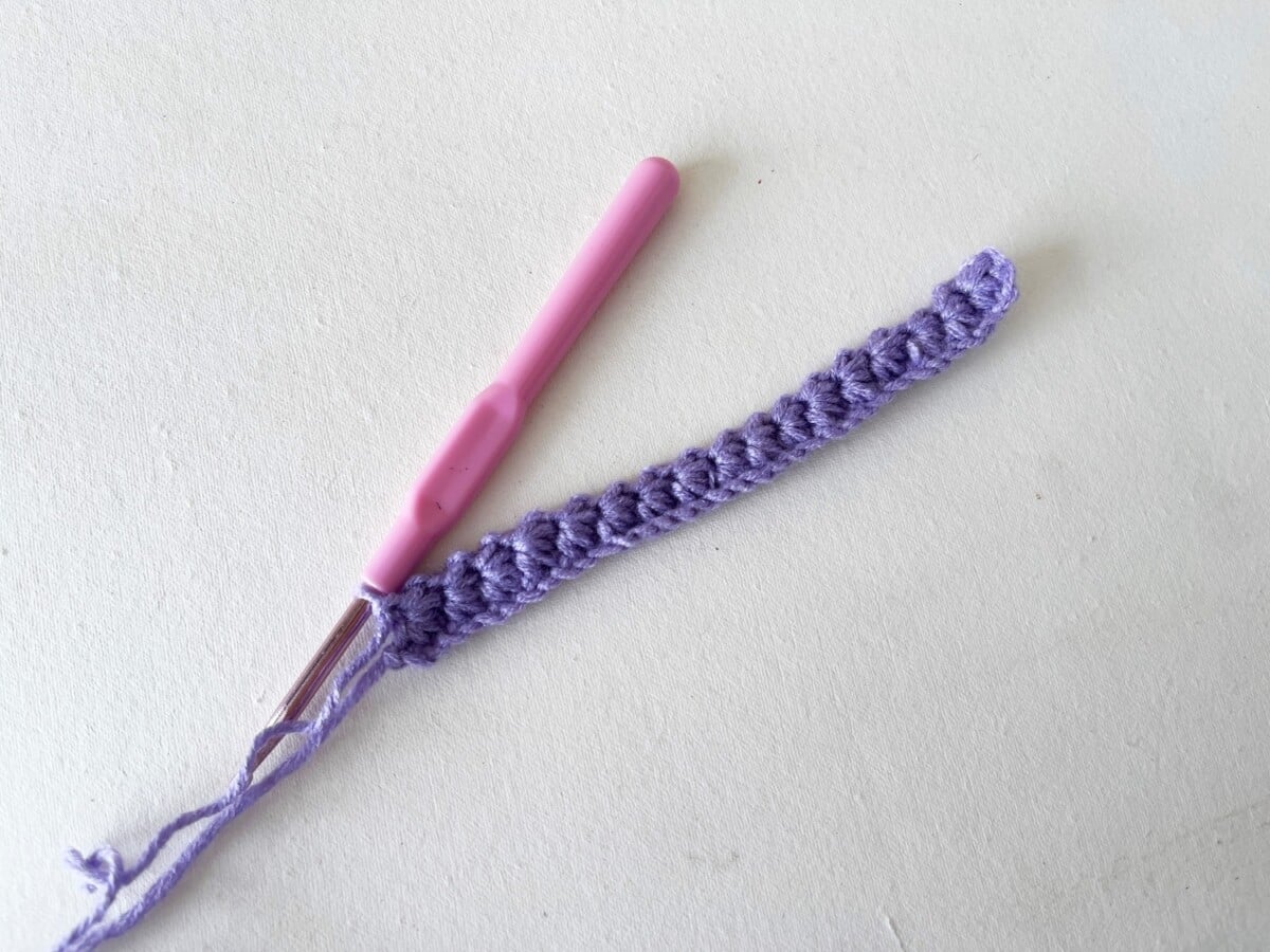 Crochet Bookmark Step 17