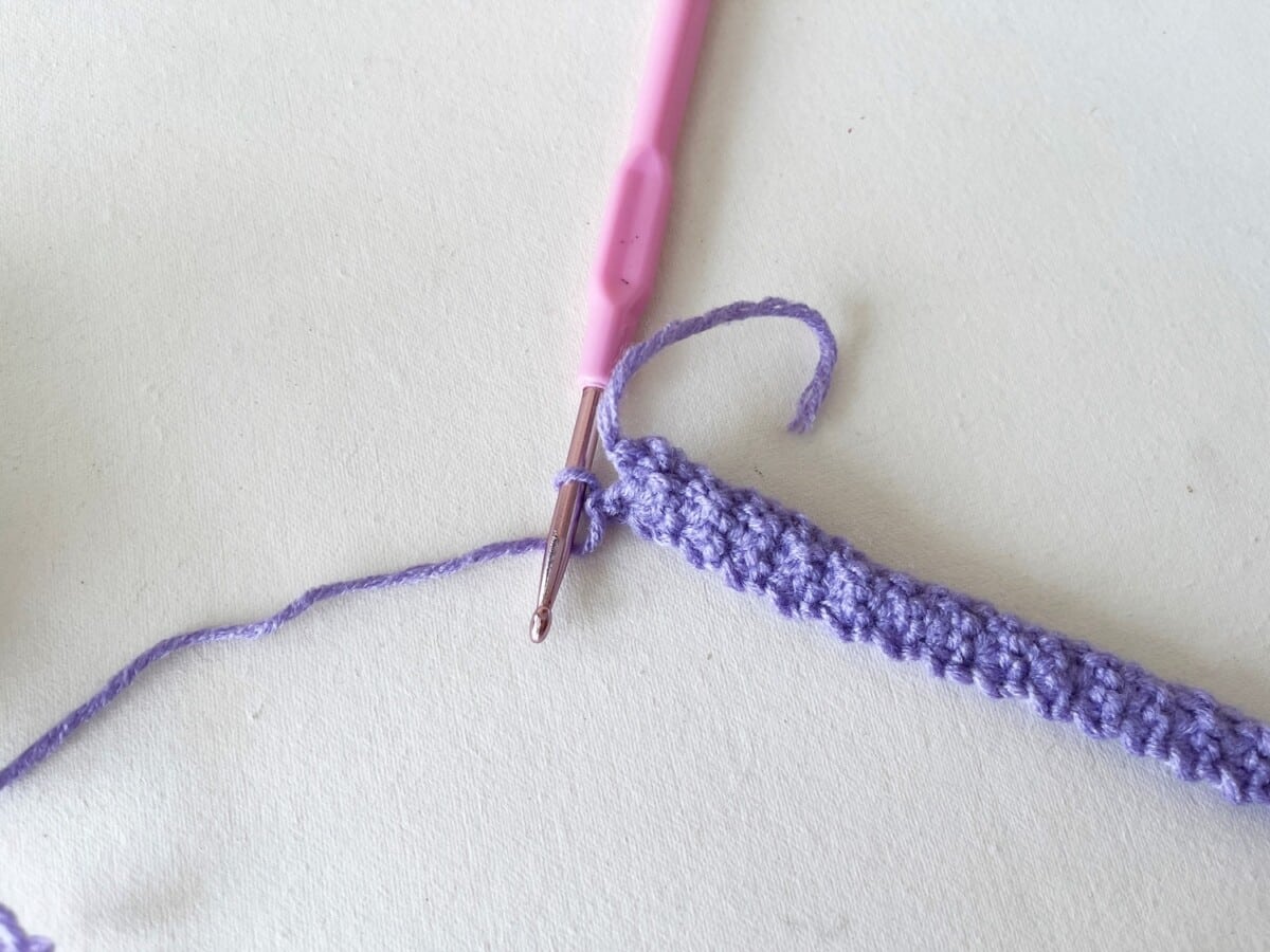 Crochet Bookmark Step 19