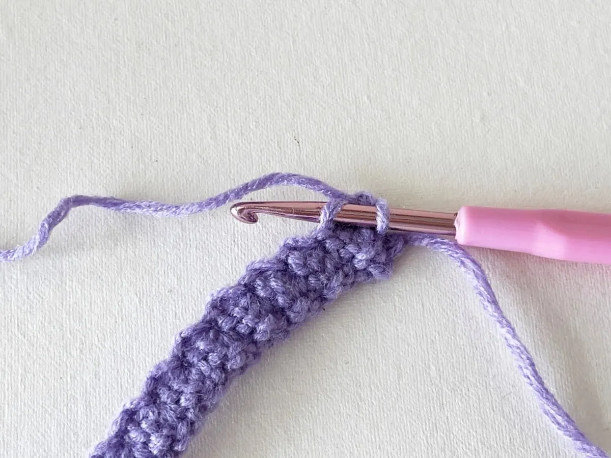 Crochet Bookmark Step 20