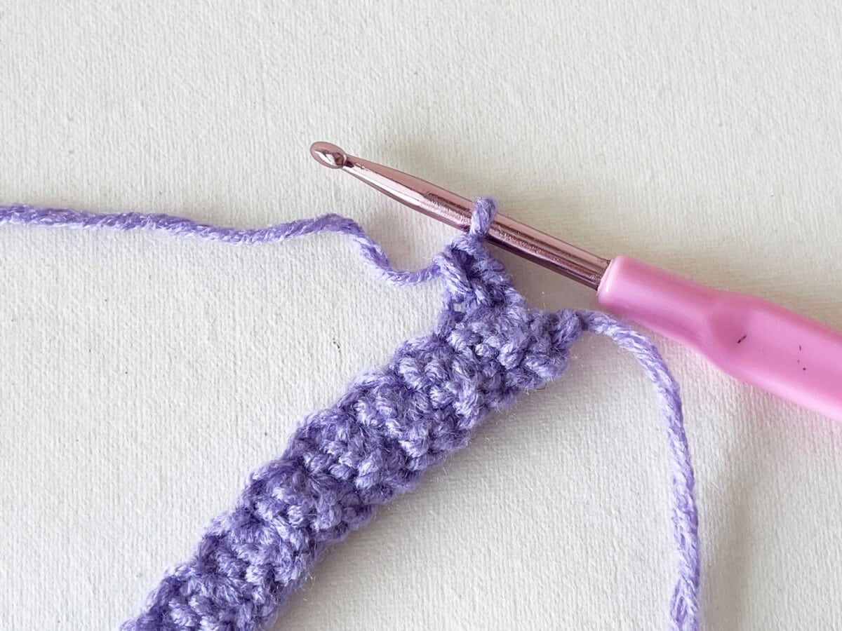 Crochet Bookmark Step 21