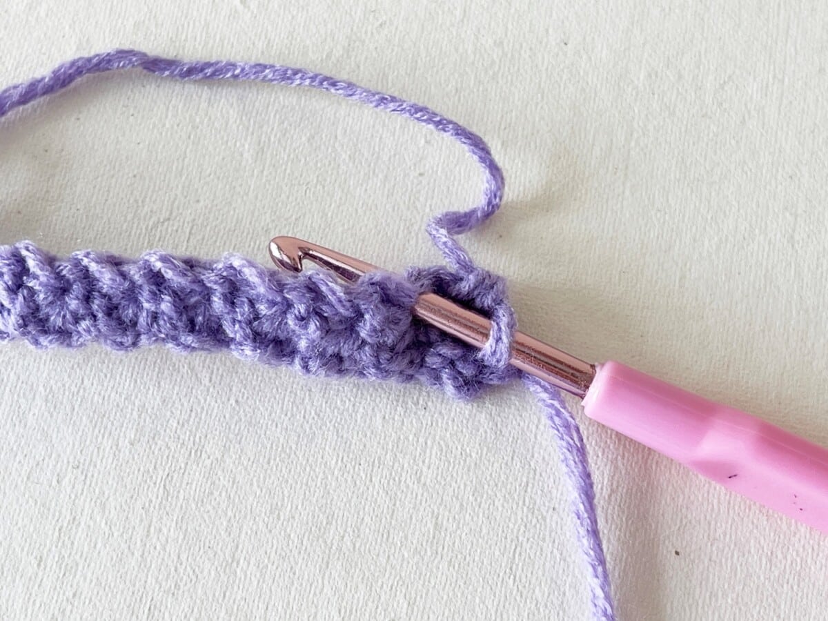 Crochet Bookmark Step 22