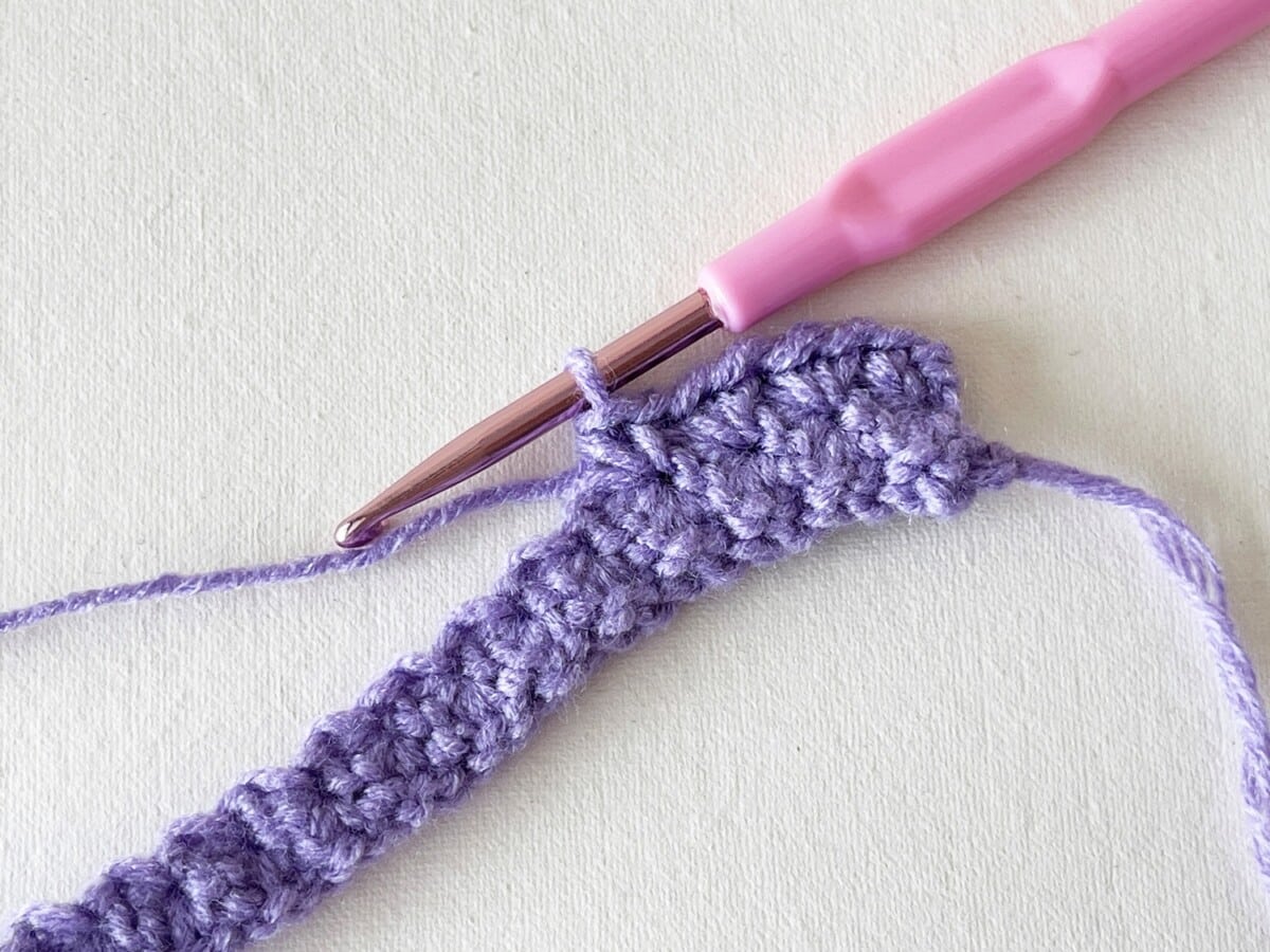 Crochet Bookmark Step 24