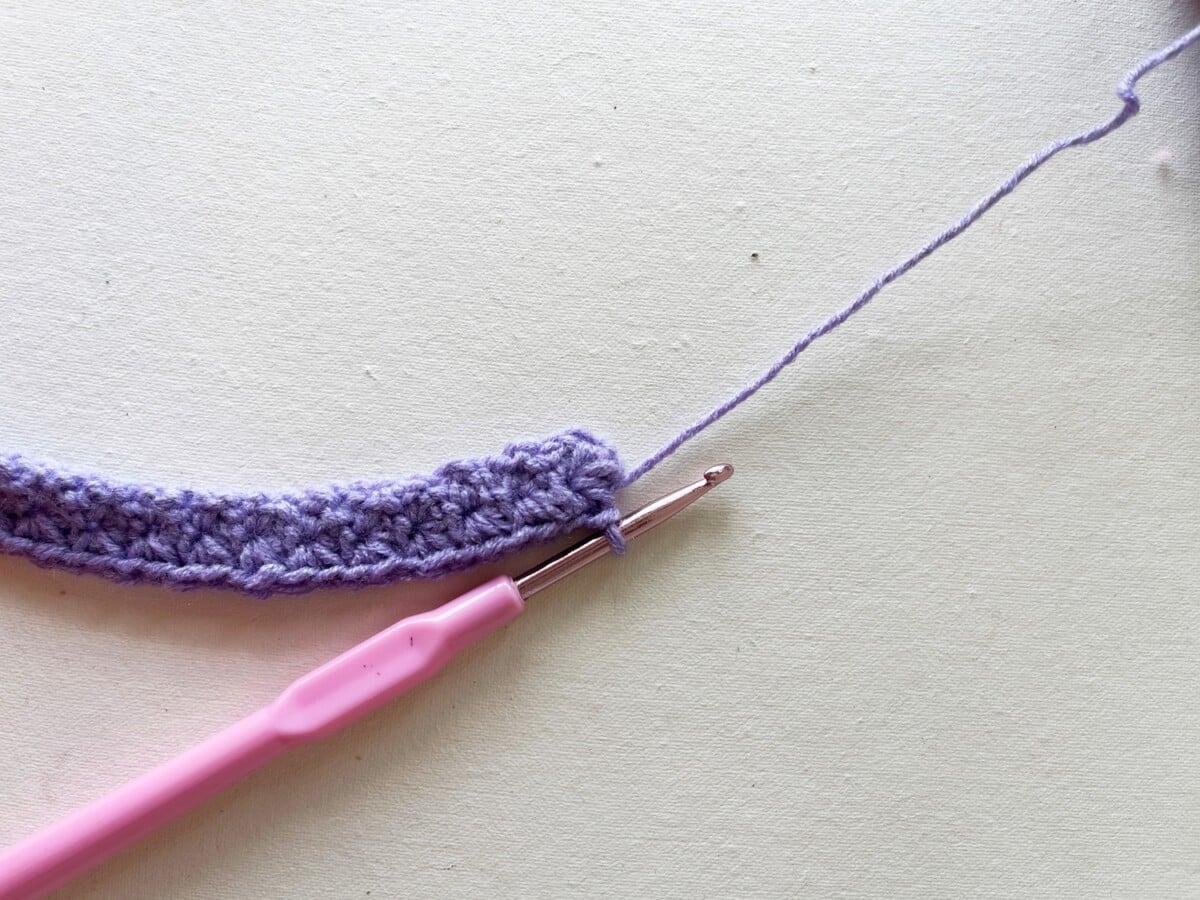 Crochet Bookmark Step 25