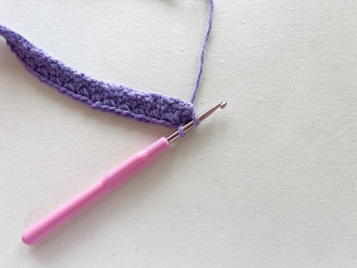 Crochet Bookmark Step 26