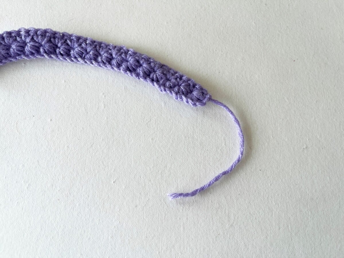 Crochet Bookmark Step 28
