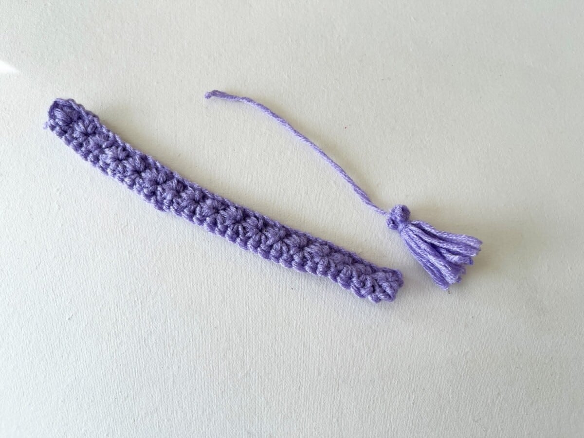 Crochet Bookmark Step 29