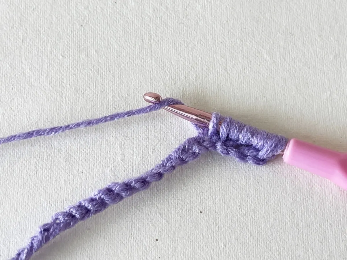Crochet Bookmark Step 6