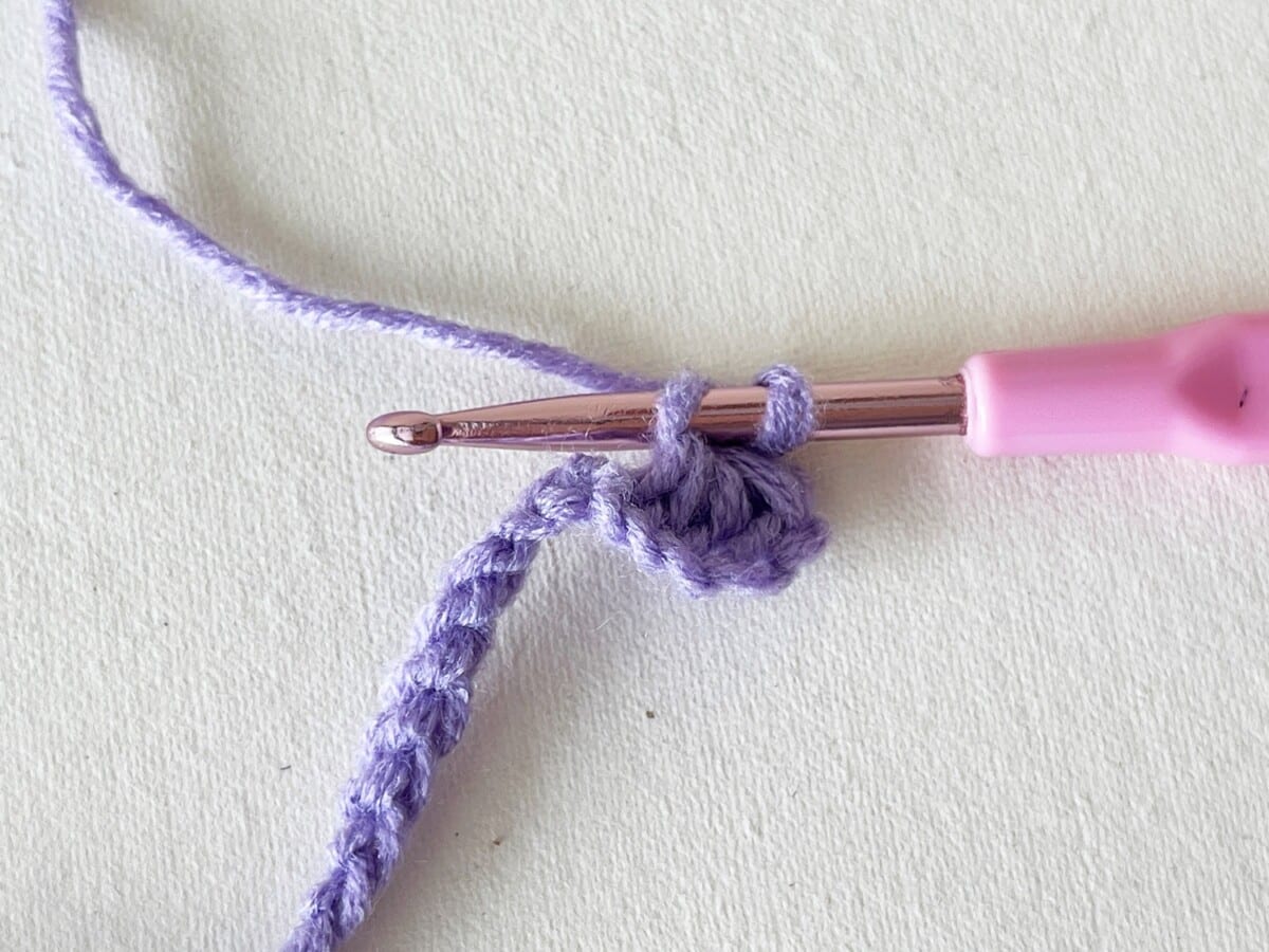 Crochet Bookmark Step 9
