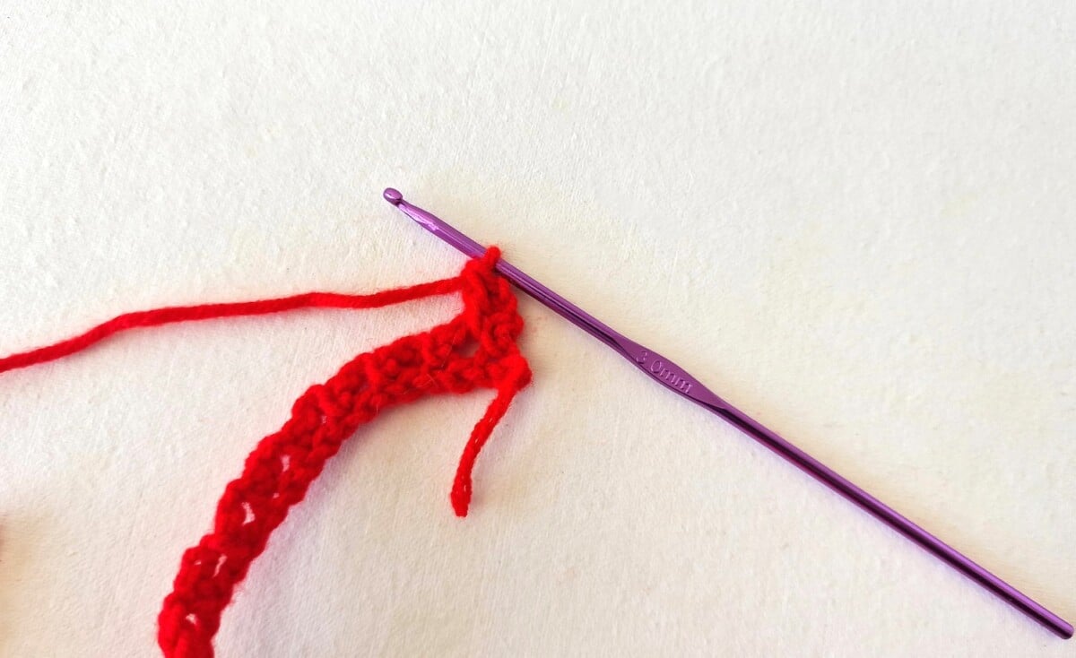 Crochet Rose Step 10
