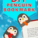 Cute penguin bookmark.
