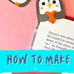 Learn how to create your own adorable penguin bookmark.