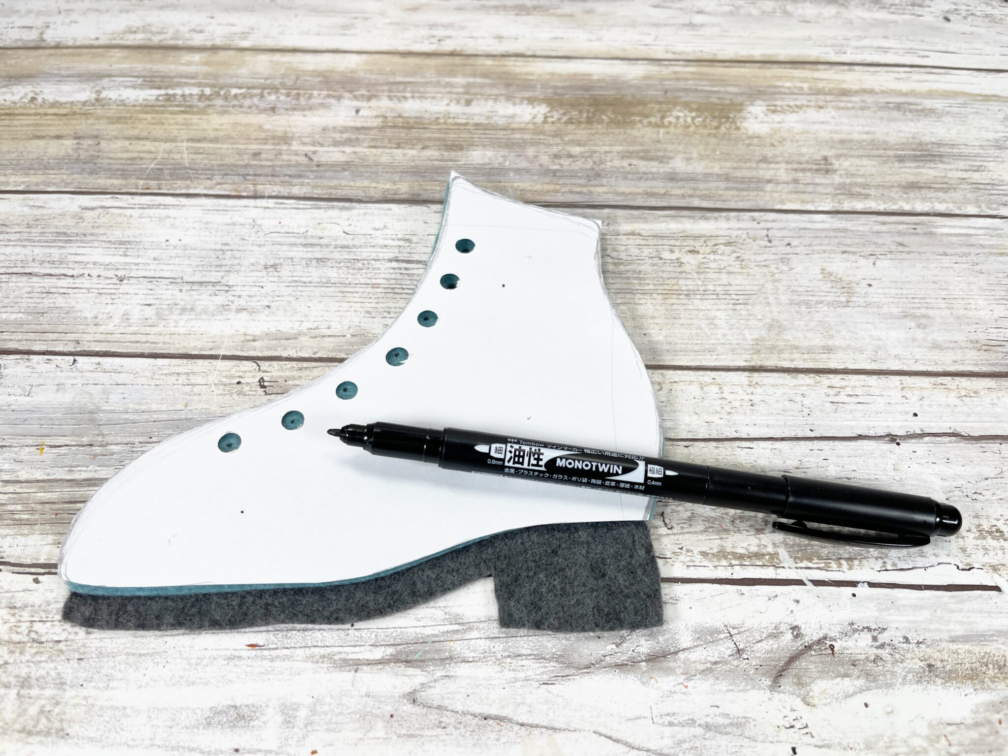 Felt Ice Skates Craft Single Girl's DIY