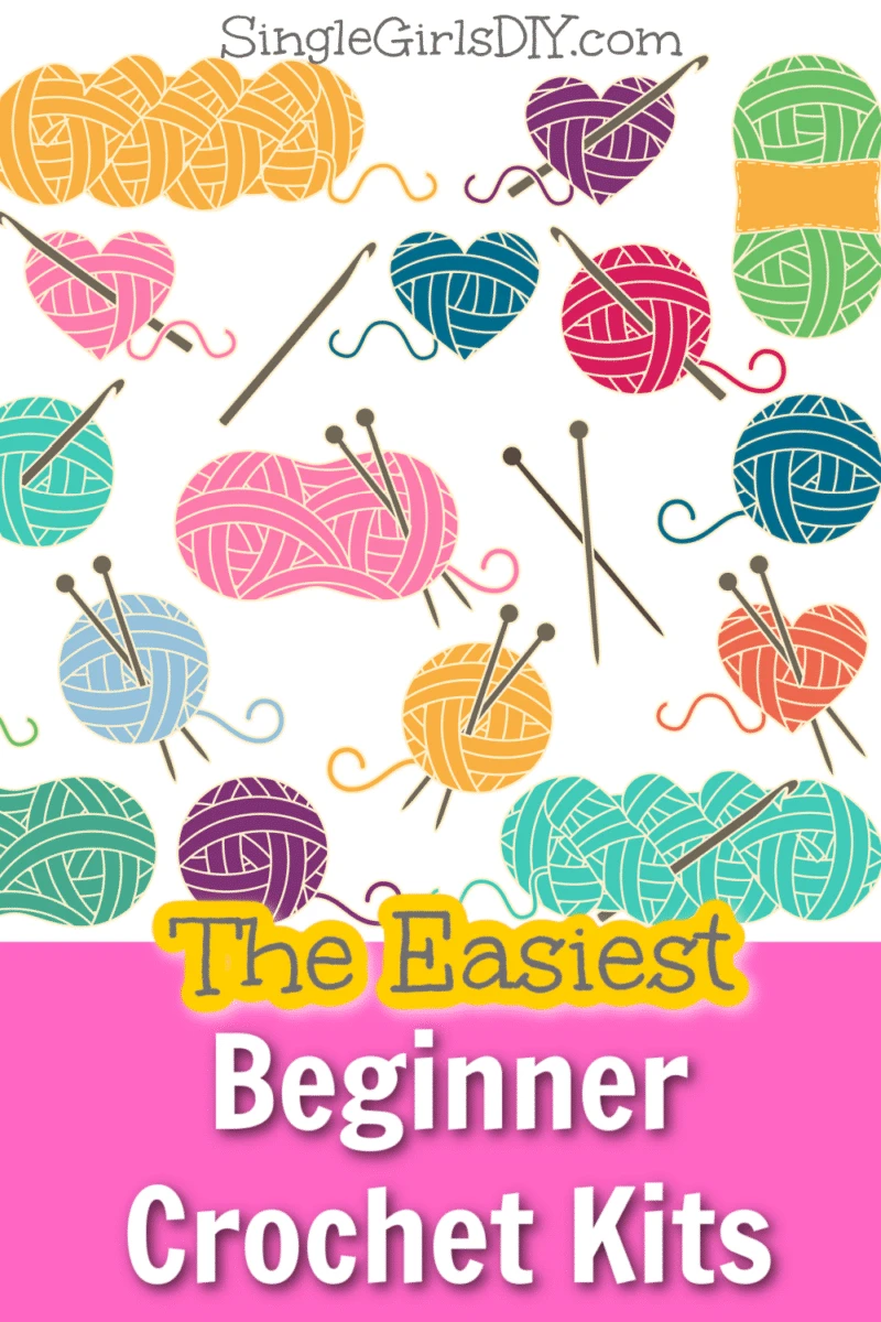 Beginner Crochet Kits (with Yarn, Tools and Patterns) - Single Girl's DIY