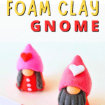 Diy foam clay gnomes.