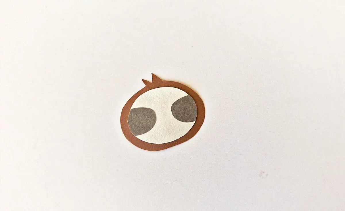 Sloth Bookmark Step 4