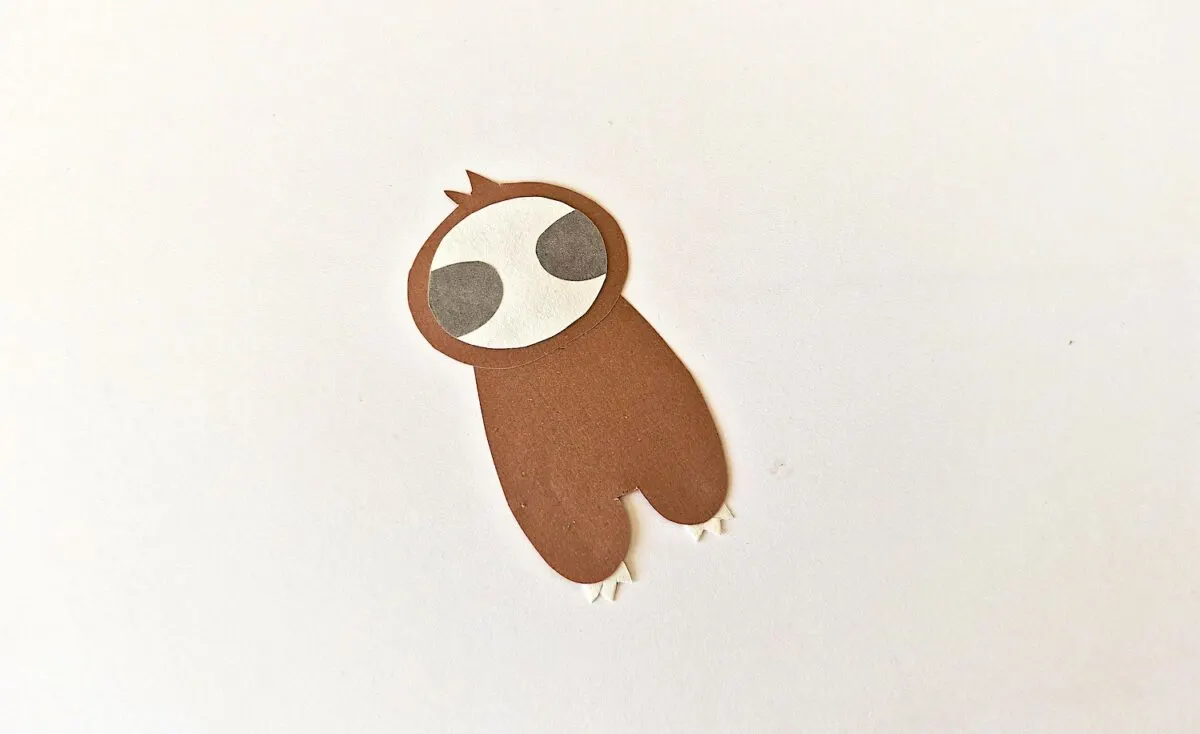 Sloth Bookmark Step 5