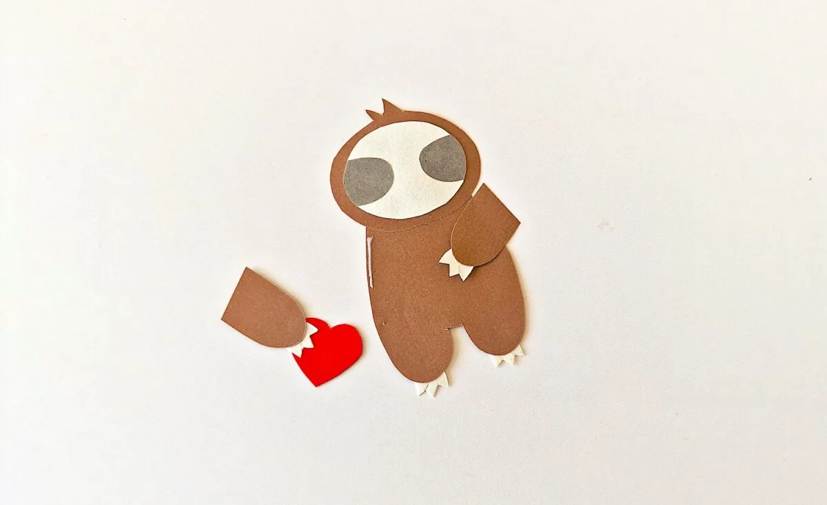 Sloth Bookmark Step 6