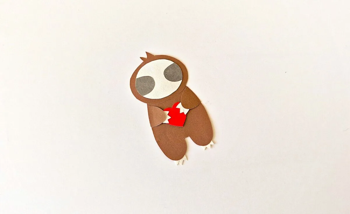 Sloth Bookmark Step 7