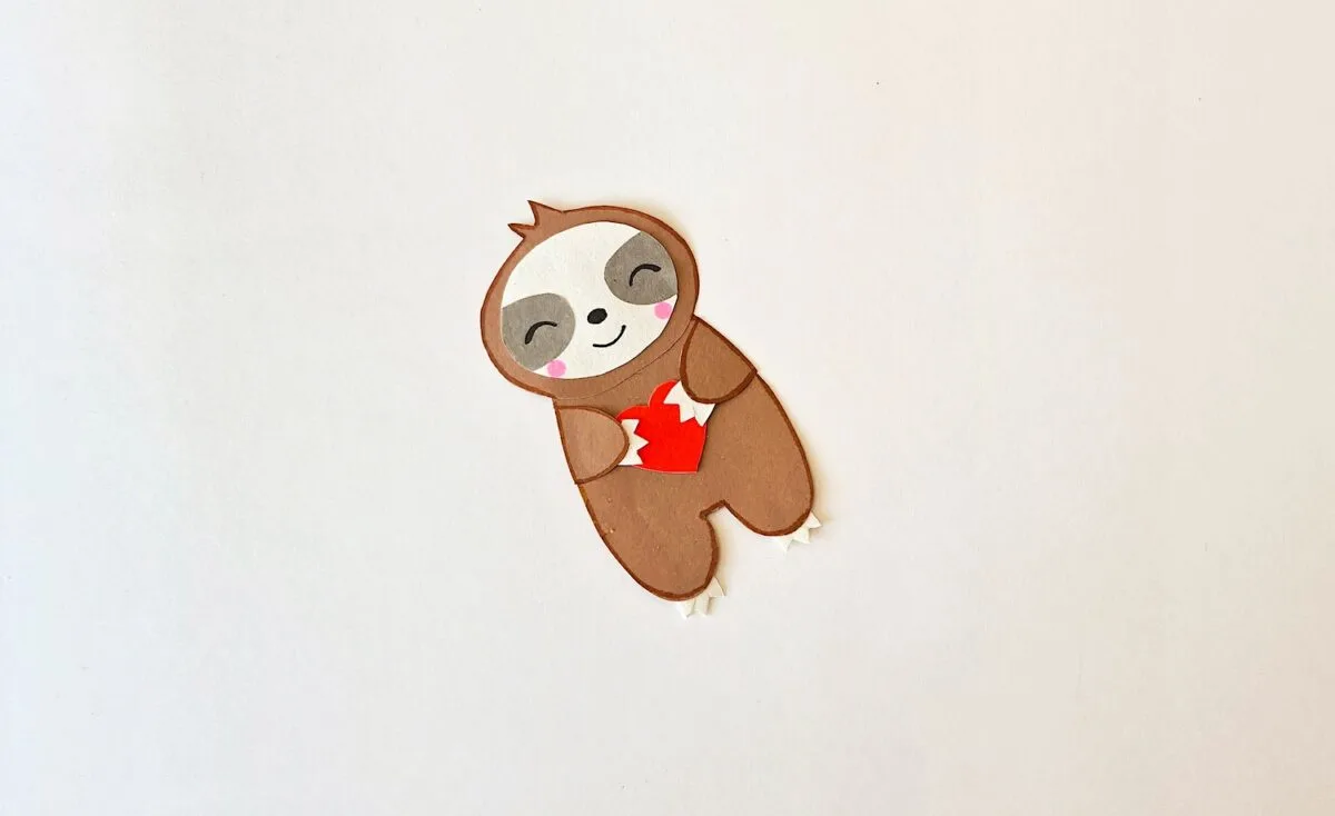 Sloth Bookmark Step 8