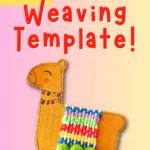 Free llama weaving template.