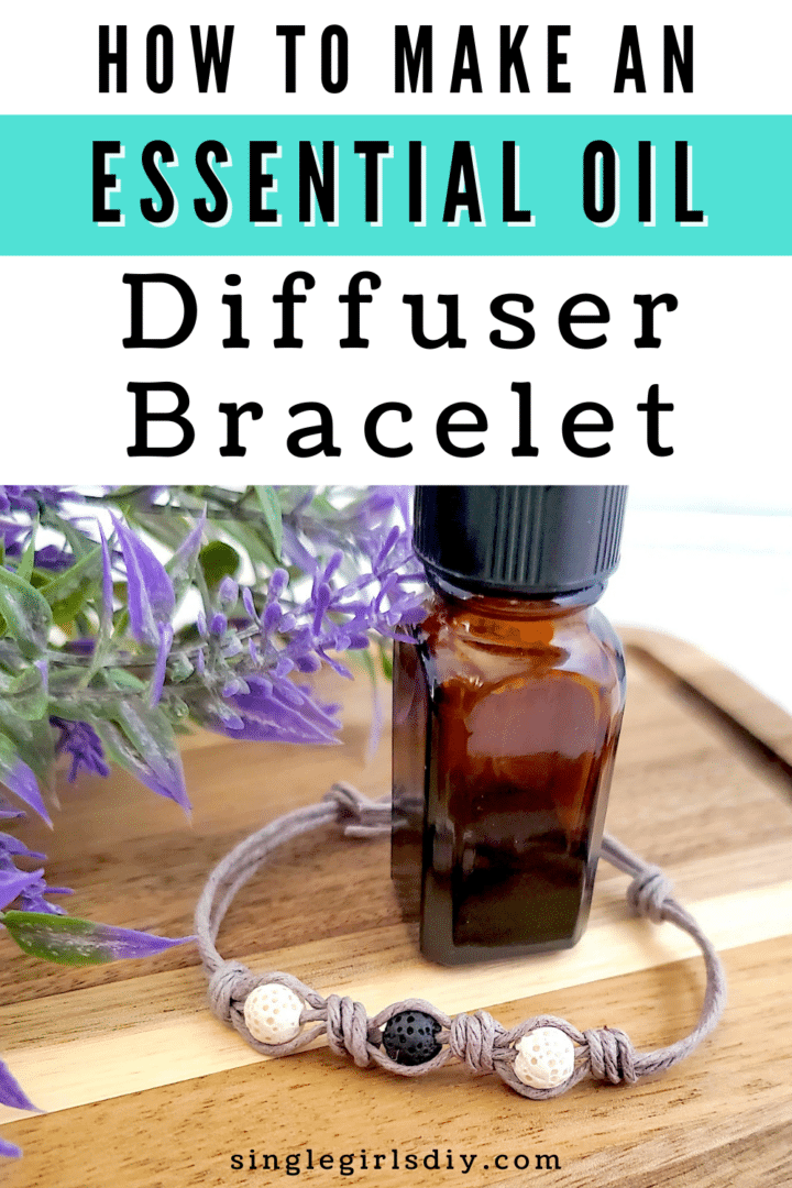 DIY Essential Oil Bead Knot Bracelet - Single Girl's DIY