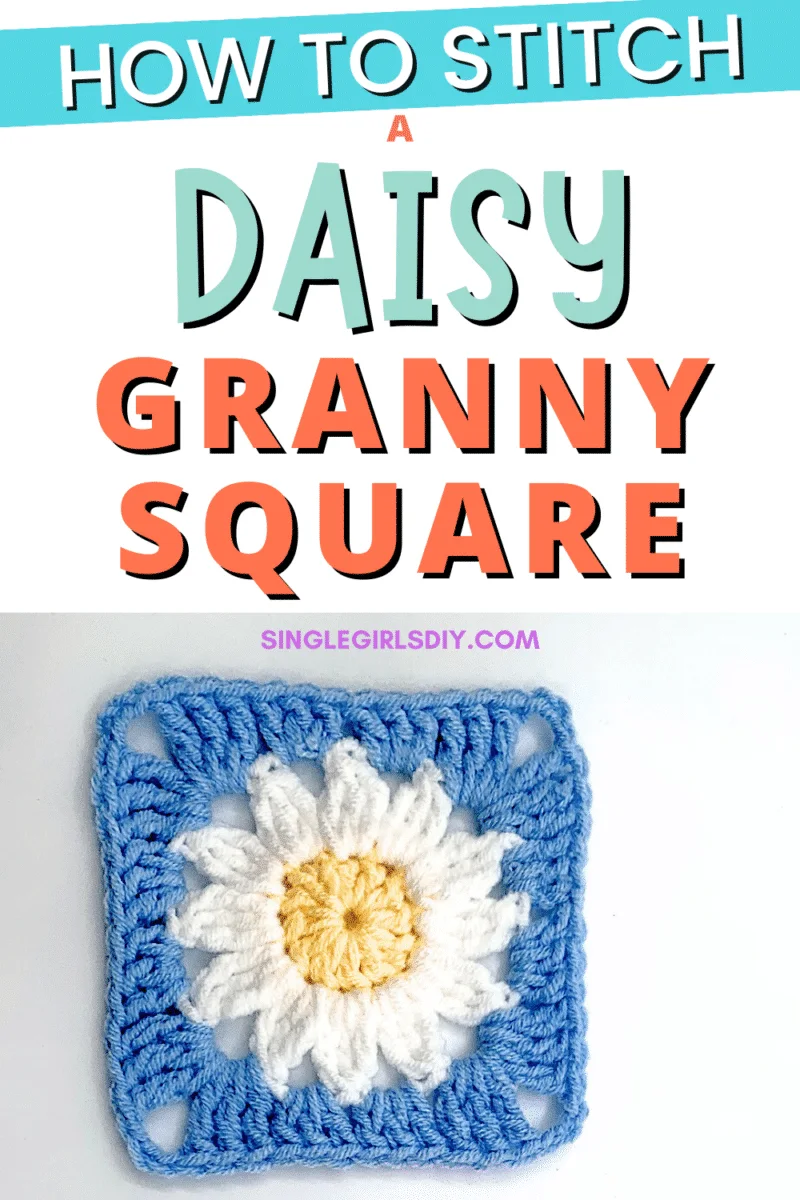 How to stitch a daisy granny square.