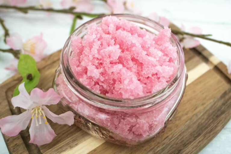 DIY Cherry Sugar Scrub